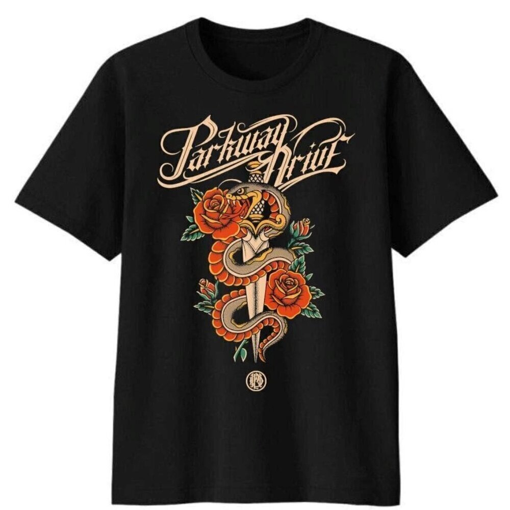 Parkway Drive Snake & Dagger Unisex T Shirt .
